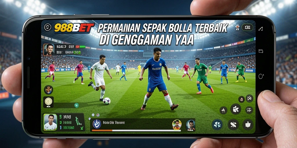Tampilan gameplay sepak bola yang mendebarkan dari 988BET.