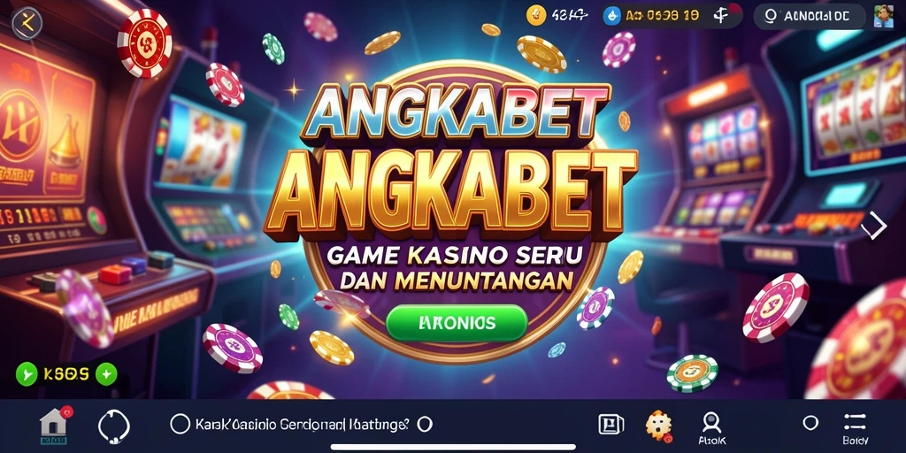 Tampilan menarik gameplay Kasino yang seru di ANGKABET.