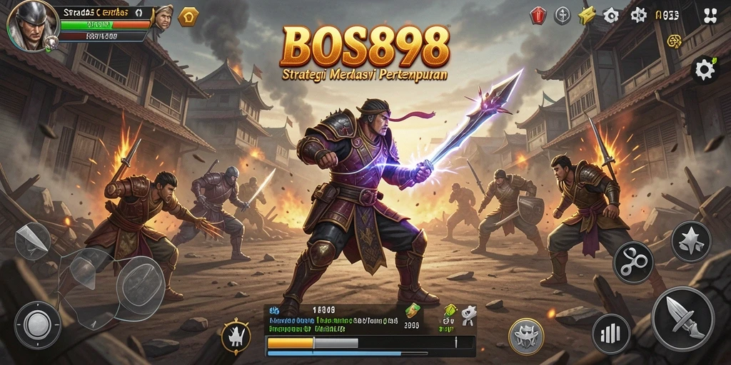 Tampilan gameplay BOS898 menampilkan taktik dan strategi pertempuran.