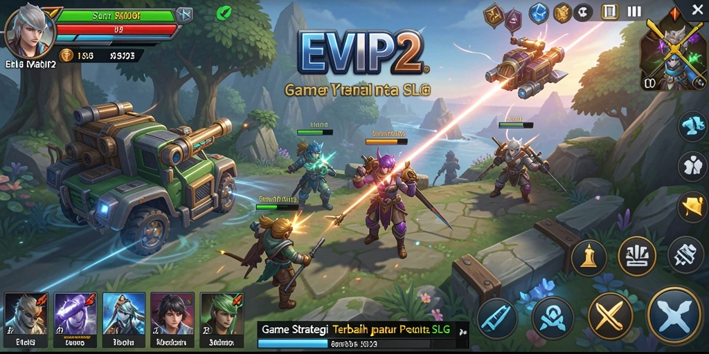 Tampilan menegangkan saat mengelola kerajaan di EVIP2.