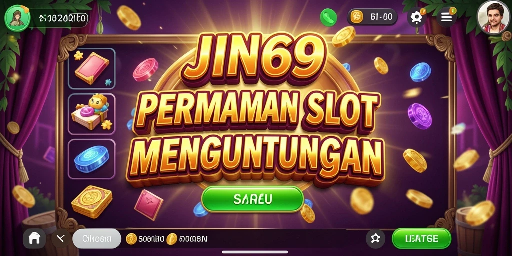 Gameplay JIN69 yang menampilkan mesin slot menarik dan fitur bonus.