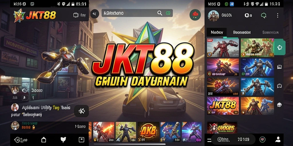 Tampilan antarmuka JKT88 yang bersih dan fungsional.