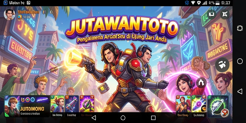 Tampilan gameplay seru dan menantang dari JUTAWANTOTO.