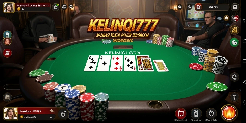 Gameplay Poker seru di KELINCI777 dengan grafik menarik.