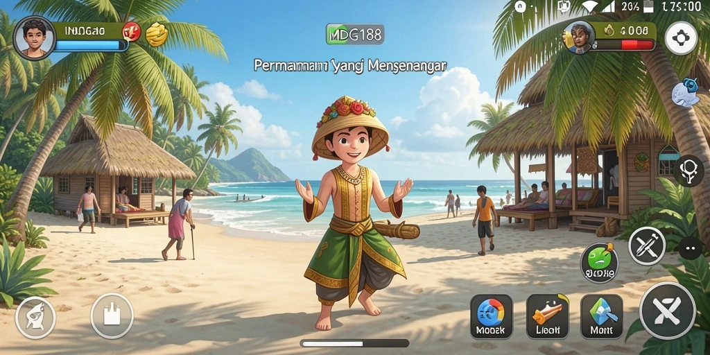 Screenshot MDG188 menampilkan gameplay yang seru dan interaktif.
