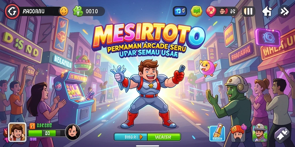 Tampilan gameplay seru MESIRTOTO dengan berbagai level menantang.