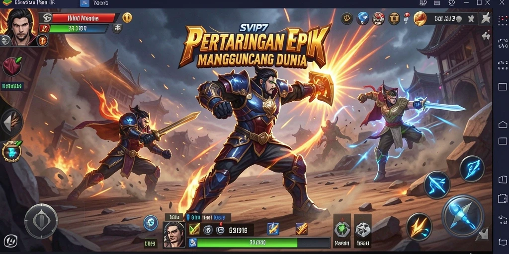 Tampilan menegangkan dari pertarungan karakter dalam SVIP7.