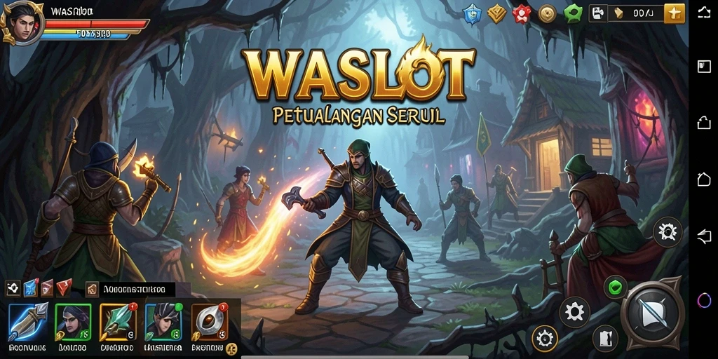 Tangkapan layar utama dari gameplay seru WASLOT yang penuh aksi dan petualangan.